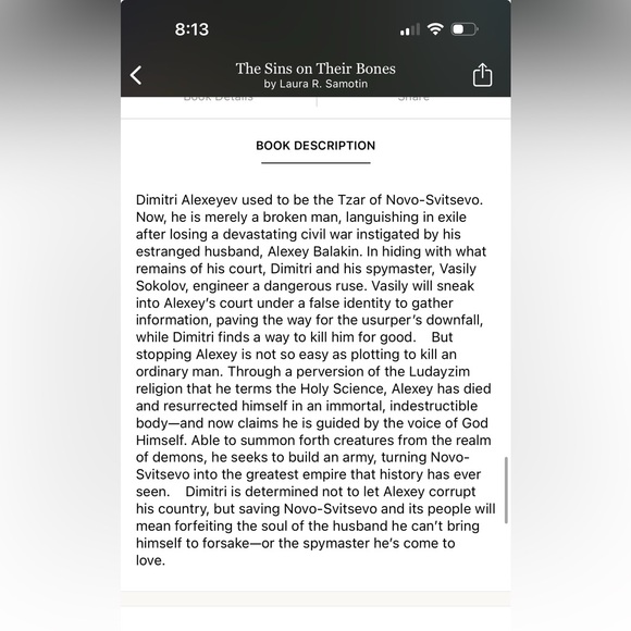 The Sins On Their Bones By Laura R. Samotin - Picture 3 of 3